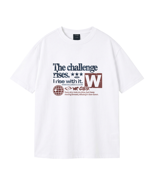 WILDROCK(ワイルドロック)の「チャレンジピグメントオーバーサイズ半袖Tシャツ(クロップ含む)(Tシャツ/カットソー・レディース・チャコール/ブルー/ホワイト/ブラック/カーキ/ライトパープル/ベビーピンク/ライトグレー・SMALL/FREE/X-SMALL/LARGE/MEDIUM)」の2枚目の写真
