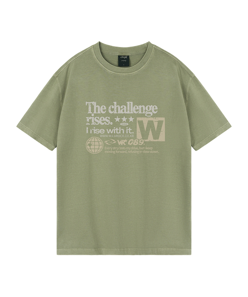 WILDROCK(ワイルドロック)の「チャレンジピグメントオーバーサイズ半袖Tシャツ(クロップ含む)(Tシャツ/カットソー・レディース・チャコール/ブルー/ホワイト/ブラック/カーキ/ライトパープル/ベビーピンク/ライトグレー・SMALL/FREE/X-SMALL/LARGE/MEDIUM)」の5枚目の写真