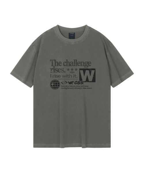 WILDROCK(ワイルドロック)の「チャレンジピグメントオーバーサイズ半袖Tシャツ(クロップ含む)(Tシャツ/カットソー・レディース・チャコール/ブルー/ホワイト/ブラック/カーキ/ライトパープル/ベビーピンク/ライトグレー・SMALL/FREE/X-SMALL/LARGE/MEDIUM)」の9枚目の写真