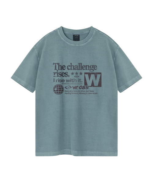 WILDROCK(ワイルドロック)の「チャレンジピグメントオーバーサイズ半袖Tシャツ(クロップ含む)(Tシャツ/カットソー・レディース・チャコール/ブルー/ホワイト/ブラック/カーキ/ライトパープル/ベビーピンク/ライトグレー・SMALL/FREE/X-SMALL/LARGE/MEDIUM)」の11枚目の写真