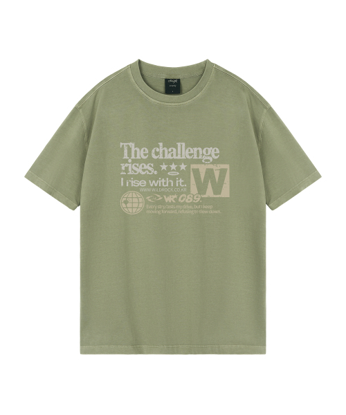 WILDROCK(ワイルドロック)の「チャレンジピグメントオーバーサイズ半袖Tシャツ(クロップ含む)(Tシャツ/カットソー・レディース・チャコール/ブルー/ホワイト/ブラック/カーキ/ライトパープル/ベビーピンク/ライトグレー・SMALL/FREE/X-SMALL/LARGE/MEDIUM)」の12枚目の写真