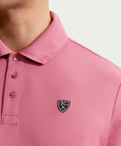 NIKE(ナイキ)の「ナイキ パー メンズ Dri-FIT ゴルフポロ / Nike Par Men's Dri-FIT Golf Polo IB0234-641 Peony(ポロシャツ・メンズ・ピンク系その他2・XL/S/M/L/2XL)」の6枚目の写真