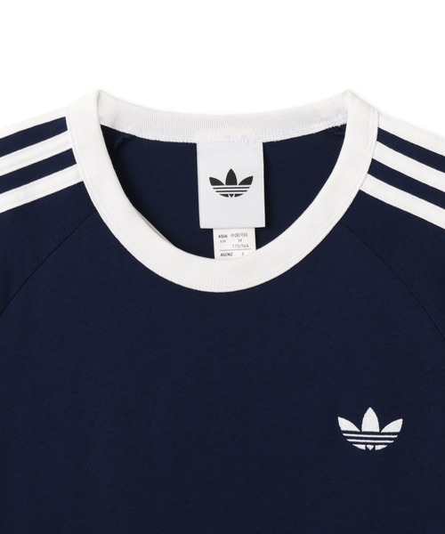 adidas(アディダス)の「adidas 3-STRIPES TEE / アディダス 3ストライプス Tシャツ(Tシャツ/カットソー・メンズ・ネイビー・XL/L/M/S/XXL)」の3枚目の写真