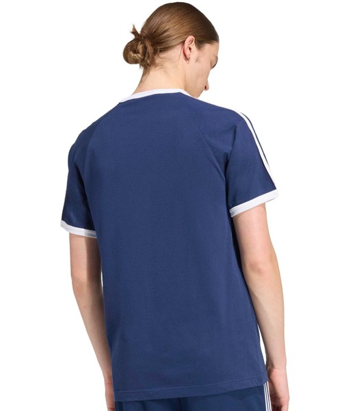 adidas(アディダス)の「adidas 3-STRIPES TEE / アディダス 3ストライプス Tシャツ(Tシャツ/カットソー・メンズ・ネイビー・XL/L/M/S/XXL)」の9枚目の写真