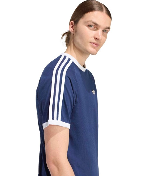 adidas(アディダス)の「adidas 3-STRIPES TEE / アディダス 3ストライプス Tシャツ(Tシャツ/カットソー・メンズ・ネイビー・XL/L/M/S/XXL)」の5枚目の写真