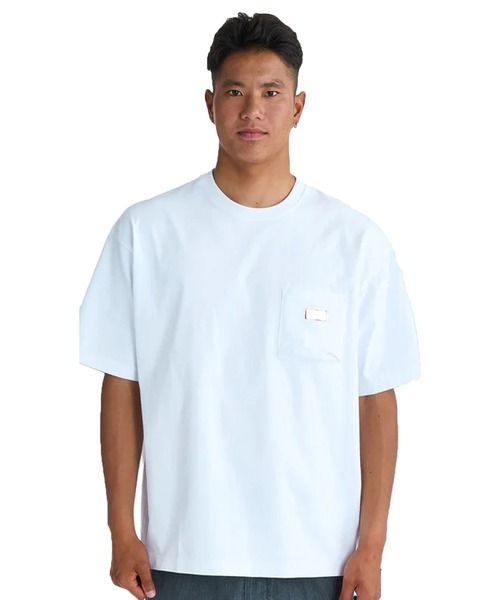 Quiksilver（クイックシルバー）の「QUIKSILVER/クイックシルバー 半袖 Tシャツ BW MERCURY POCKET ST QST261013（Tシャツ/カットソー・メンズ・ホワイト/ブラック/ブラック×イエロー・M/L）」の7枚目の写真