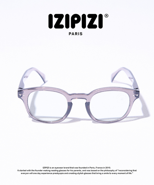 IZIPIZI SUN LA #C Gloss Gray（サングラス）｜IZIPIZI（イジピジ）の