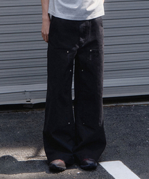 JUAN HOMME（ジュアンオム）の「ダブルニカーペンターパンツ（ブラック）（その他パンツ）」