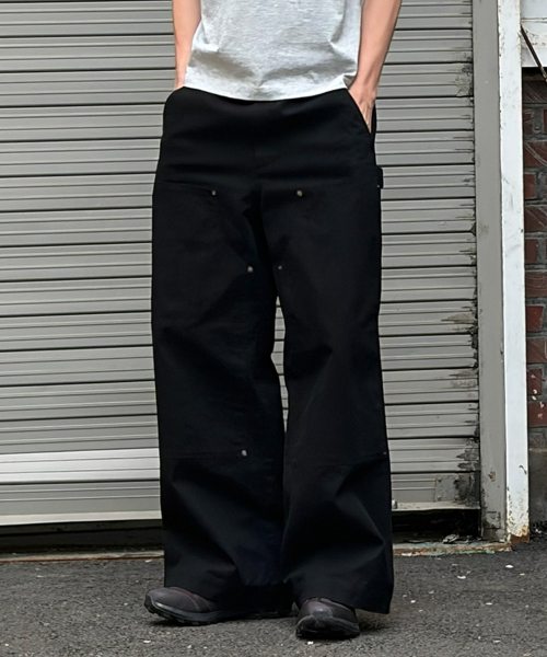 JUAN HOMME(ジュアンオム)の「ダブルニカーペンターパンツ(ブラック)(その他パンツ・メンズ・その他・SMALL/MEDIUM/LARGE)」の1枚目の写真