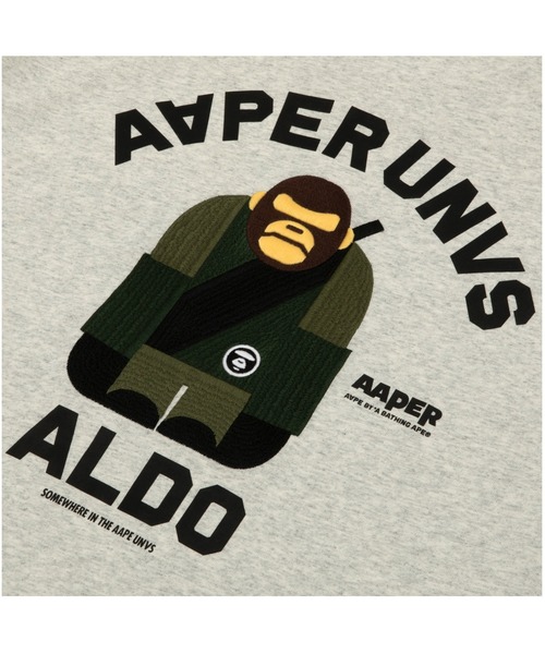 AAPE BY A BATHING APE(エーエイプバイアベイシングエイプ)の「AAPER "AAPER UNVS ALDO" TEE(Tシャツ/カットソー・メンズ・オフホワイト・MEDIUM/LARGE)」の5枚目の写真