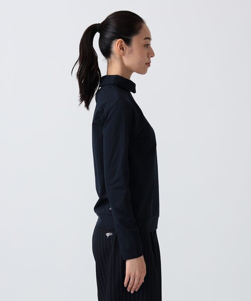 BEAMS GOLF（ビームスゴルフ）の「PURPLE LABEL / 襟付き ロングスリーブ プルオーバー（ポロシャツ・レディース・ホワイト/ブラック/ネイビー・L/M）」の15枚目の写真