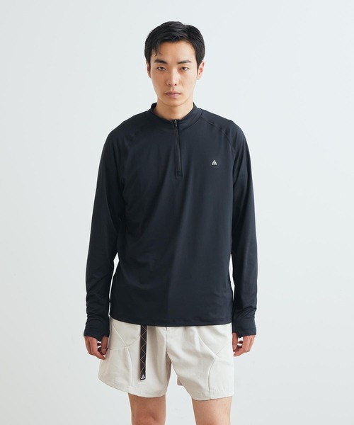 ACG(エィシージー)の「ACG "Wildsee" メンズ Dri-FIT 1/4ジップ ロングスリーブ ハイキングトップス / ACG "Wildsee" Men's Dri-FIT 1/4-Zip Long-Sleeve Hiking Top IM4224-010 Black(その他トップス・メンズ・ブラック・M/L/2XL/XL/S)」の1枚目の写真