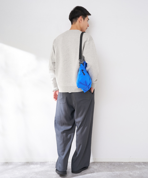 B.C STOCK（ベーセーストック）の「ANTS & ELEPHANTS 2TONE スウェットライクヘンリーネックニット（ニット/セーター・メンズ・ネイビー/ホワイト/ライトグレー/ブラック・MEDIUM/LARGE）」の21枚目の写真