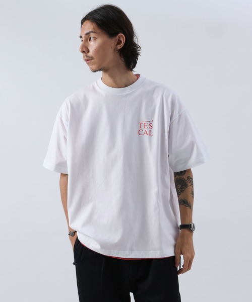 The Endless Summer（エンドレスサマー）の「【WEB / FLAG SHOP限定】TES LOCAL CREW RELAX FIT T-SHIRT /オーバーサイズ・半袖T（Tシャツ/カットソー・メンズ・チャコール/ブラック/ブラウン/ネイビー/アイボリー/ホワイト・LARGE/MEDIUM/X-LARGE）」の14枚目の写真
