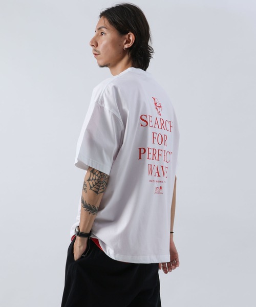 The Endless Summer（エンドレスサマー）の「【WEB / FLAG SHOP限定】TES LOCAL CREW RELAX FIT T-SHIRT /オーバーサイズ・半袖T（Tシャツ/カットソー・メンズ・チャコール/ブラック/ブラウン/ネイビー/アイボリー/ホワイト・LARGE/MEDIUM/X-LARGE）」の15枚目の写真