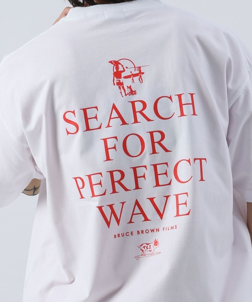 The Endless Summer（エンドレスサマー）の「【WEB / FLAG SHOP限定】TES LOCAL CREW RELAX FIT T-SHIRT /オーバーサイズ・半袖T（Tシャツ/カットソー・メンズ・チャコール/ブラック/ブラウン/ネイビー/アイボリー/ホワイト・LARGE/MEDIUM/X-LARGE）」の19枚目の写真