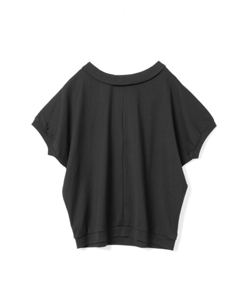 mizuiroind(ミズイロインド)の「mizuiro ind シャツカラードルマンプルオーバー(Tシャツ/カットソー・レディース・ブラック/ライトグレー/ブルー/チャコールグレー/オフホワイト・FREE)」の22枚目の写真