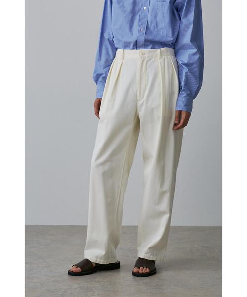 YLEVE(イレーヴ)の「YLEVE / COTTON CHINO NIDOM TR(その他パンツ・メンズ・ベージュ/ホワイト・5/4)」の3枚目の写真