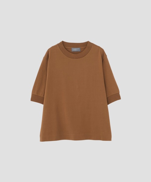 MARGARET HOWELL(マーガレットハウエル)の「COTTON LINEN JERSEY(Tシャツ/カットソー・レディース・ホワイト/マスタード・2)」の10枚目の写真