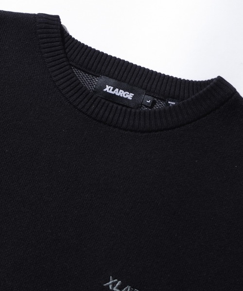 XLARGE（エクストララージ）の「OG CREWNECK SWEATER（ニット/セーター・メンズ・ブラウン/ネイビー/ブラック・XL/L/M/S）」の8枚目の写真