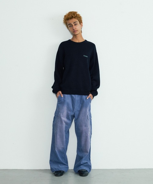 XLARGE（エクストララージ）の「OG CREWNECK SWEATER（ニット/セーター・メンズ・ブラウン/ネイビー/ブラック・XL/L/M/S）」の11枚目の写真