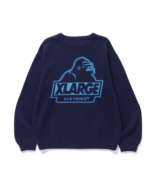 XLARGE（エクストララージ）の「OG CREWNECK SWEATER（ニット/セーター・メンズ・ブラウン/ネイビー/ブラック・XL/L/M/S）」の15枚目の写真