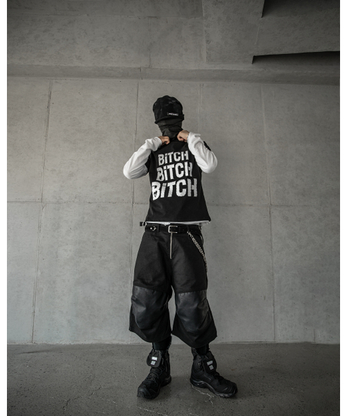 ROARINGRAD(ロアリングラド)の「レイヤードニーバミューダパンツブラック(その他パンツ・レディース・その他・MEDIUM/LARGE)」の2枚目の写真