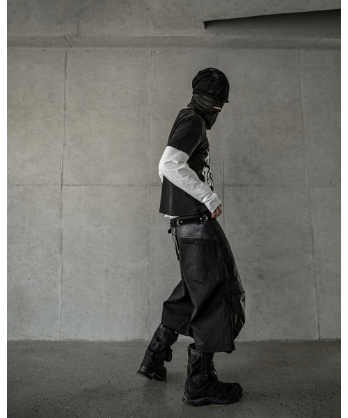 ROARINGRAD(ロアリングラド)の「レイヤードニーバミューダパンツブラック(その他パンツ・レディース・その他・MEDIUM/LARGE)」の7枚目の写真