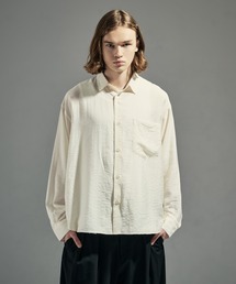 WETTEMPT（ウィテンプト）の「RAYON NYLON SHEER STRIPE L/S SHIRT / レーヨンナイロンシアーストライプL/Sシャツ（シャツ/ブラウス・メンズ）」