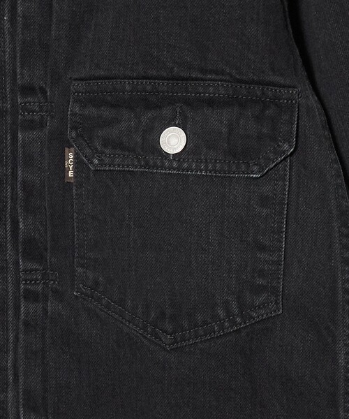 SCYE BASICS（サイベーシックス）の「＜SCYE BASICS＞TYPE2/ブラック デニムジャケット（デニムジャケット・メンズ・ダークグレー・38/36/40）」の6枚目の写真