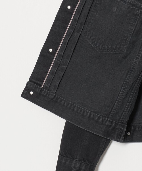 SCYE BASICS（サイベーシックス）の「＜SCYE BASICS＞TYPE2/ブラック デニムジャケット（デニムジャケット・メンズ・ダークグレー・38/36/40）」の9枚目の写真