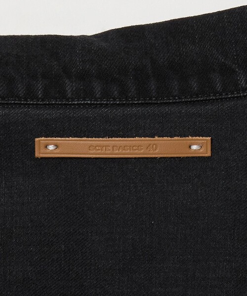 SCYE BASICS（サイベーシックス）の「＜SCYE BASICS＞TYPE2/ブラック デニムジャケット（デニムジャケット・メンズ・ダークグレー・38/36/40）」の11枚目の写真