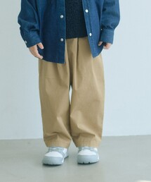 green label relaxing | ライト ツイル ツータック パンツ / キッズ 100cm-130cm(チノパンツ)