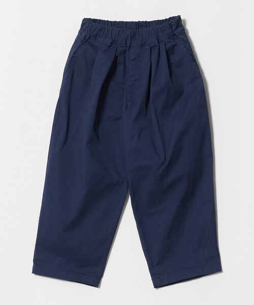 green label relaxing（グリーンレーベルリラクシング）の「ライト ツイル ツータック パンツ / キッズ 100cm-130cm（チノパンツ・キッズ・ネイビー/オリーブ/ベージュ・120cm/130cm/100cm/110cm）」の3枚目の写真