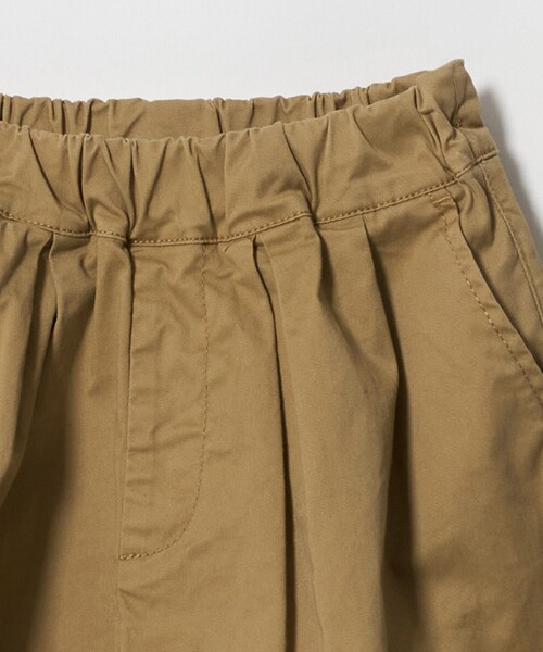 green label relaxing（グリーンレーベルリラクシング）の「ライト ツイル ツータック パンツ / キッズ 100cm-130cm（チノパンツ・キッズ・ネイビー/オリーブ/ベージュ・120cm/130cm/100cm/110cm）」の6枚目の写真