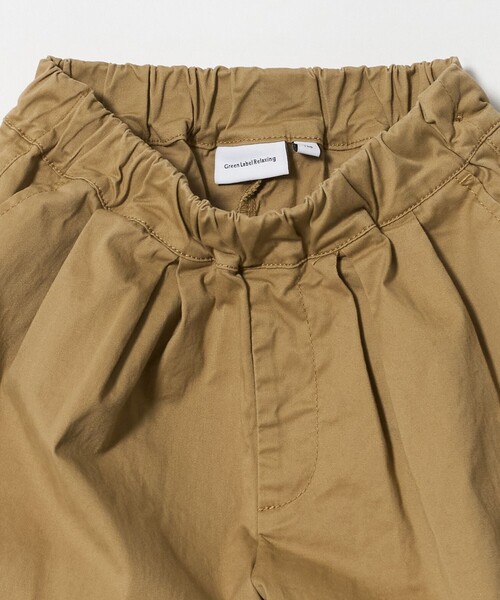 green label relaxing（グリーンレーベルリラクシング）の「ライト ツイル ツータック パンツ / キッズ 100cm-130cm（チノパンツ・キッズ・ネイビー/オリーブ/ベージュ・120cm/130cm/100cm/110cm）」の7枚目の写真