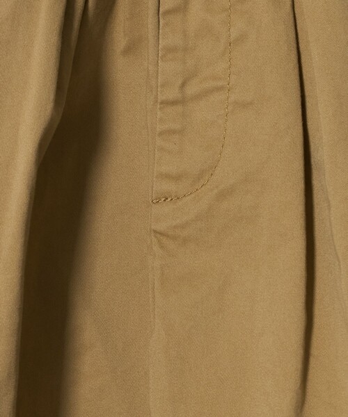 green label relaxing（グリーンレーベルリラクシング）の「ライト ツイル ツータック パンツ / キッズ 100cm-130cm（チノパンツ・キッズ・ネイビー/オリーブ/ベージュ・120cm/130cm/100cm/110cm）」の8枚目の写真