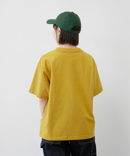 PAR ICI(パーリッシィ)の「I'm feeling snackyポッケ刺繍BIG Tシャツ(Tシャツ/カットソー・レディース・マスタード/レッド・FREE)」の5枚目の写真