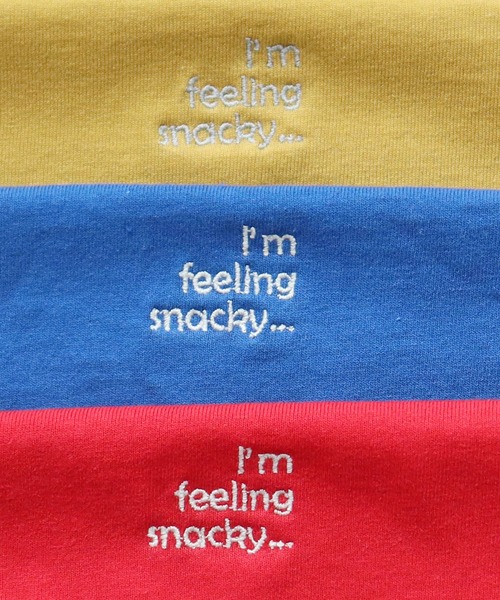 PAR ICI(パーリッシィ)の「I'm feeling snackyポッケ刺繍BIG Tシャツ(Tシャツ/カットソー・レディース・マスタード/レッド・FREE)」の19枚目の写真