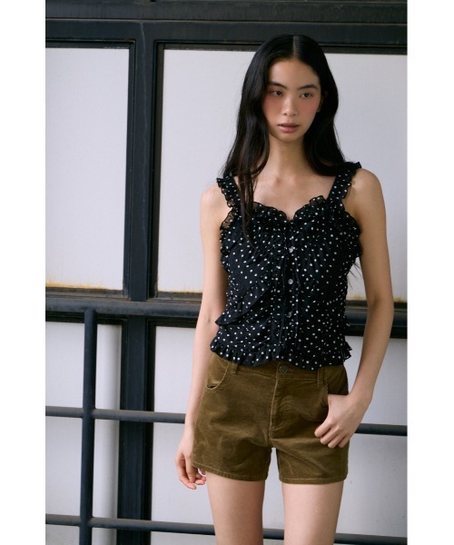 SLY(スライ)の「SHEER SQUEEZE CAMI TOPS シアースクイーズキャミトップス 夏服 秋服(キャミソール・レディース・アイボリー/マルチ・FREE)」の19枚目の写真