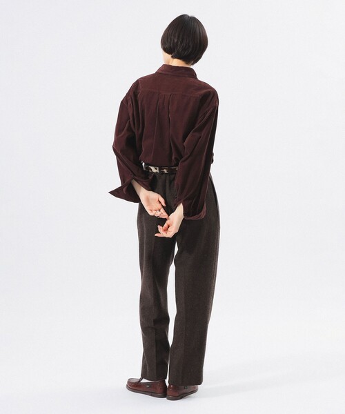 BEAMS BOY(ビームスボーイ)の「コード ワーク シャツ(シャツ/ブラウス・レディース・ダークグリーン/サックスブルー/ホワイト系その他7/ブラウン・1/2/0)」の14枚目の写真