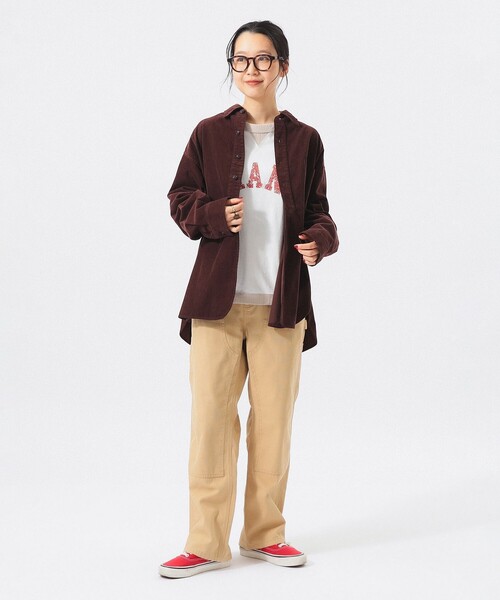 BEAMS BOY(ビームスボーイ)の「コード ワーク シャツ(シャツ/ブラウス・レディース・ダークグリーン/サックスブルー/ホワイト系その他7/ブラウン・1/2/0)」の16枚目の写真