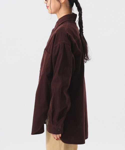 BEAMS BOY(ビームスボーイ)の「コード ワーク シャツ(シャツ/ブラウス・レディース・ダークグリーン/サックスブルー/ホワイト系その他7/ブラウン・1/2/0)」の19枚目の写真
