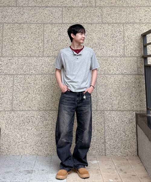 ANOLORCODE(アノローコード)の「ブルーニ カーブド デニムパンツ (ブラックデニム)(デニムパンツ・レディース・その他・SMALL/MEDIUM/LARGE)」の4枚目の写真
