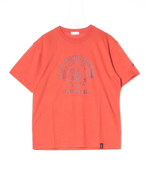 le coq sportif（ルコックスポルティフ）の「半袖Tシャツ（Tシャツ/カットソー・メンズ・ネイビー/レッド/ホワイト/グリーン・L/M/XL/S/XXL）」の4枚目の写真
