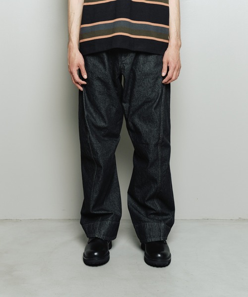 bal(バル)の「ARTICULATED LOOSE STRAIGHT LEG 5P JEAN(デニムパンツ・メンズ・アイボリー/ブラック/オリーブ・4/3/2/1)」の6枚目の写真