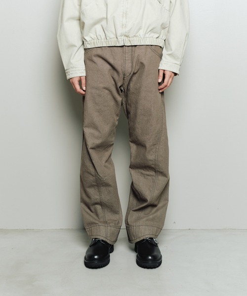 bal(バル)の「ARTICULATED LOOSE STRAIGHT LEG 5P JEAN(デニムパンツ・メンズ・アイボリー/ブラック/オリーブ・4/3/2/1)」の9枚目の写真