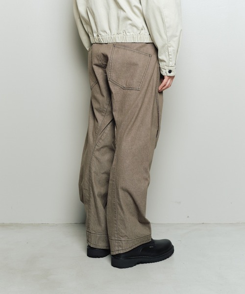 bal(バル)の「ARTICULATED LOOSE STRAIGHT LEG 5P JEAN(デニムパンツ・メンズ・アイボリー/ブラック/オリーブ・4/3/2/1)」の11枚目の写真