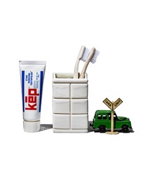 PUEBCO(�v�G�u�R)��TILE PATTERNED BATH ENSEMBLE / Toothbrush Stand(�o�X/�g�C���O�b�Y)