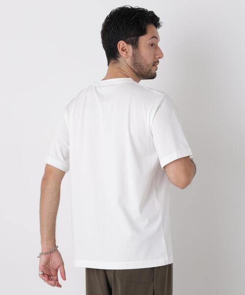NANO universe(ナノユニバース)の「USA×COOLMAX(R) Tシャツ 半袖(Tシャツ/カットソー・メンズ・ネイビー/ブラック/ホワイト・L/M/XL/S)」の6枚目の写真